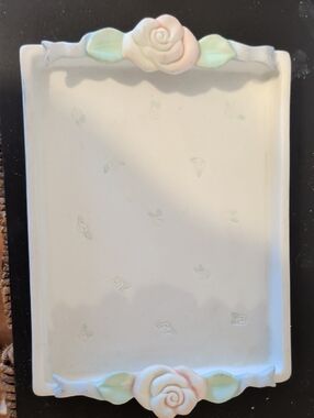 Vintage Porcelain Vanity Trinket Tray